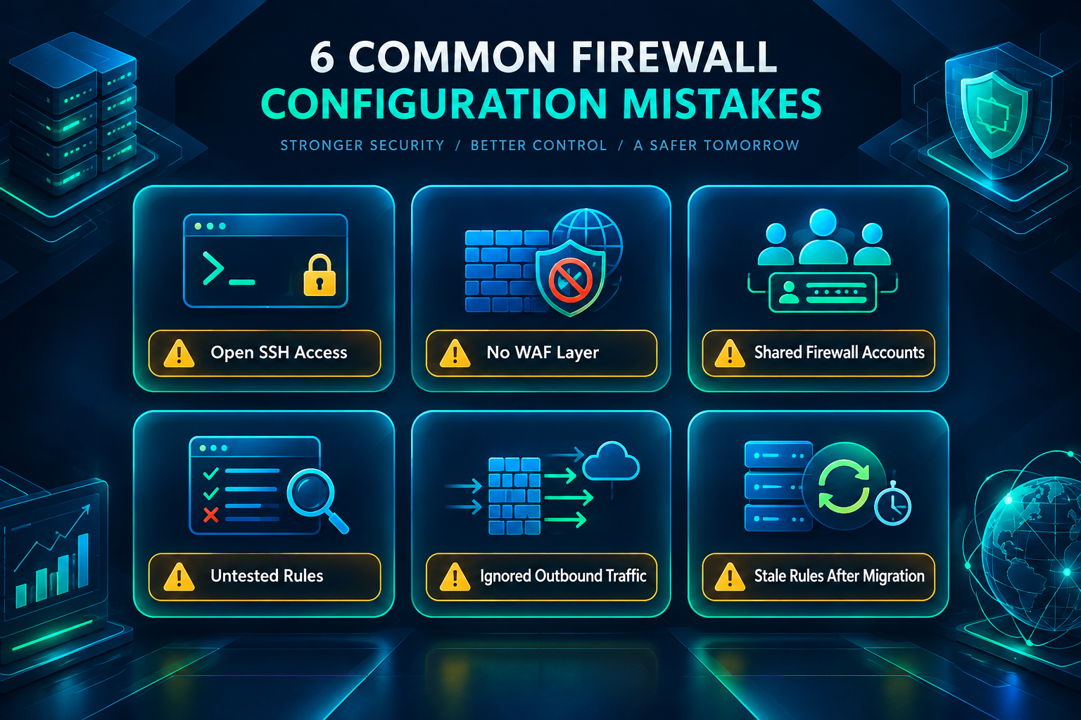 Six common firewall configuration mistakes to avoid when managing PBN site infrastructure